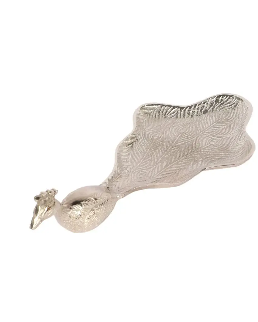 Decorative Silver Bird Dish — Handcrafted Export Product by NXTGENEXPORTS, Moradabad